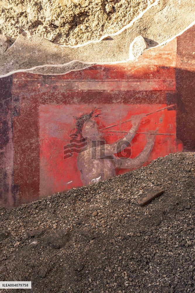 Spectacular Frescoed Villa Uncovered in Pompeii - Italy