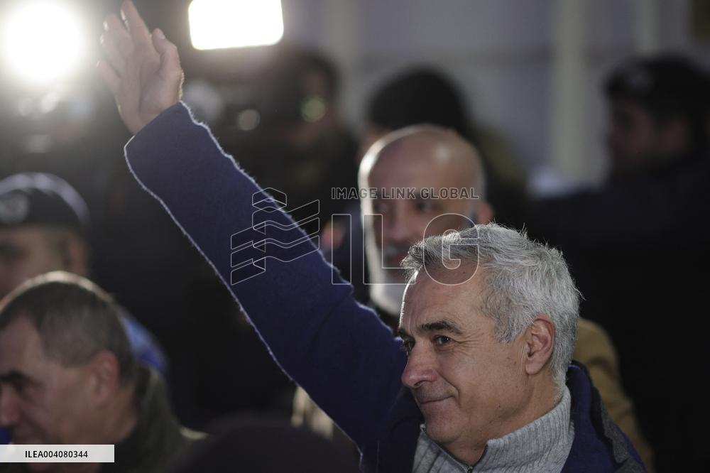 Calin Georgescu leaves the General Prosecutors Office - Bucharest