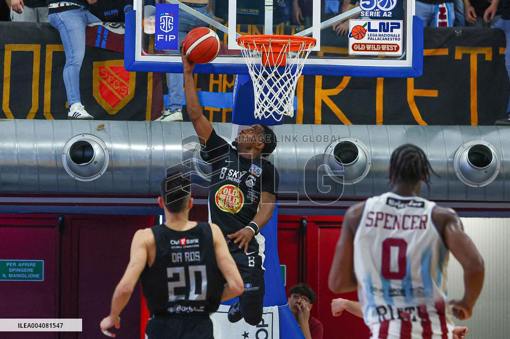 BASKET - Serie A2 - Real Sebastiani Rieti vs Apu Old Wild West Udine