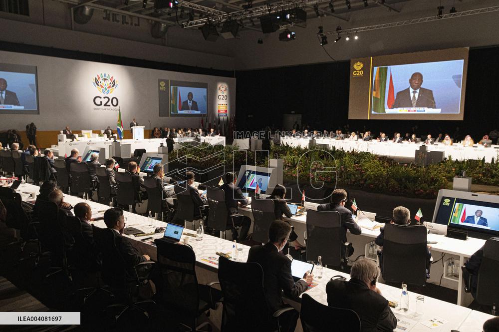 G20 finance chiefs' meeting in Cape Town