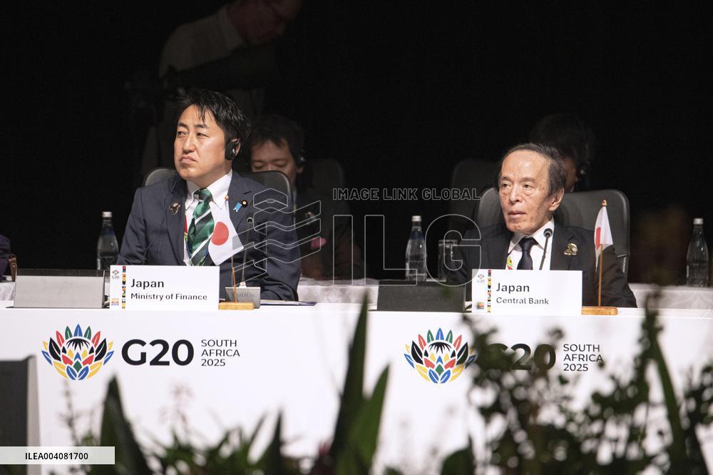 G20 finance chiefs' meeting in Cape Town