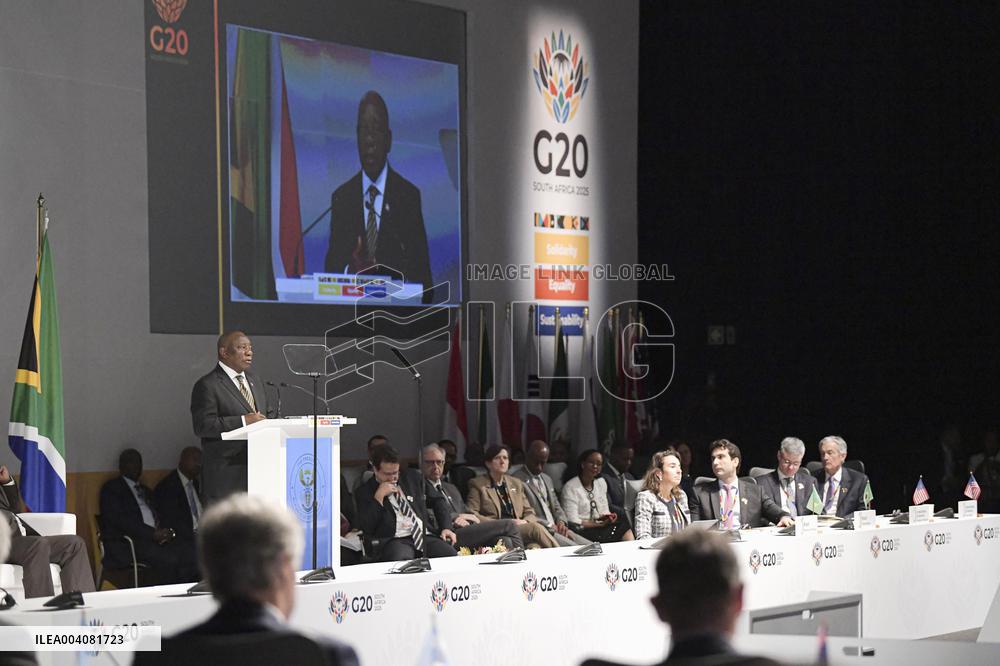 20 finance chiefs' meeting in Cape Town