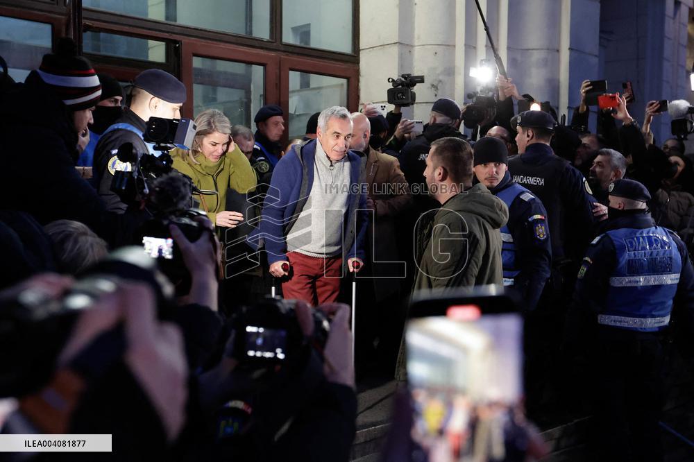 Calin Georgescu leaves the General Prosecutor's Office - Bucharest
