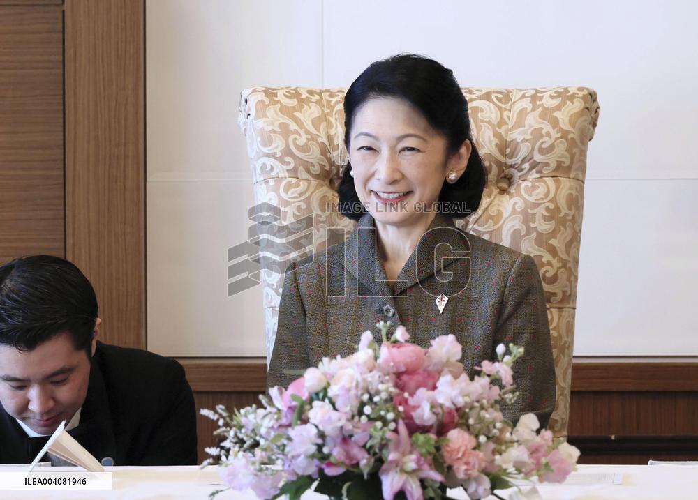 Japan crown princess at anti-tuberculosis event