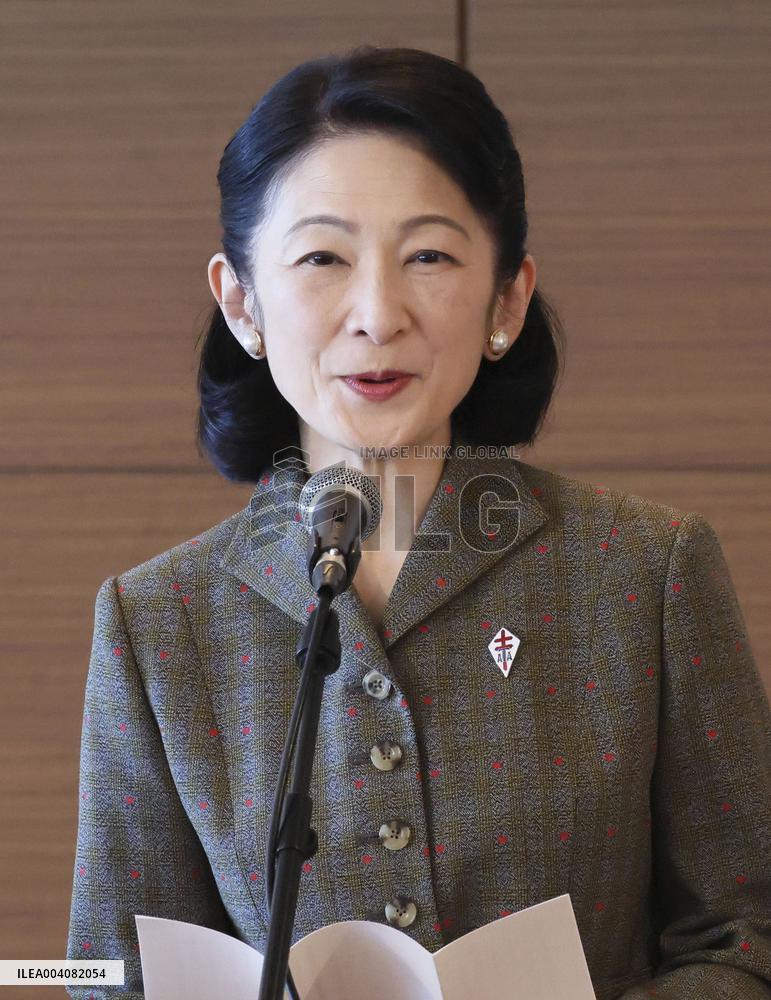 Japan crown princess at anti-tuberculosis event