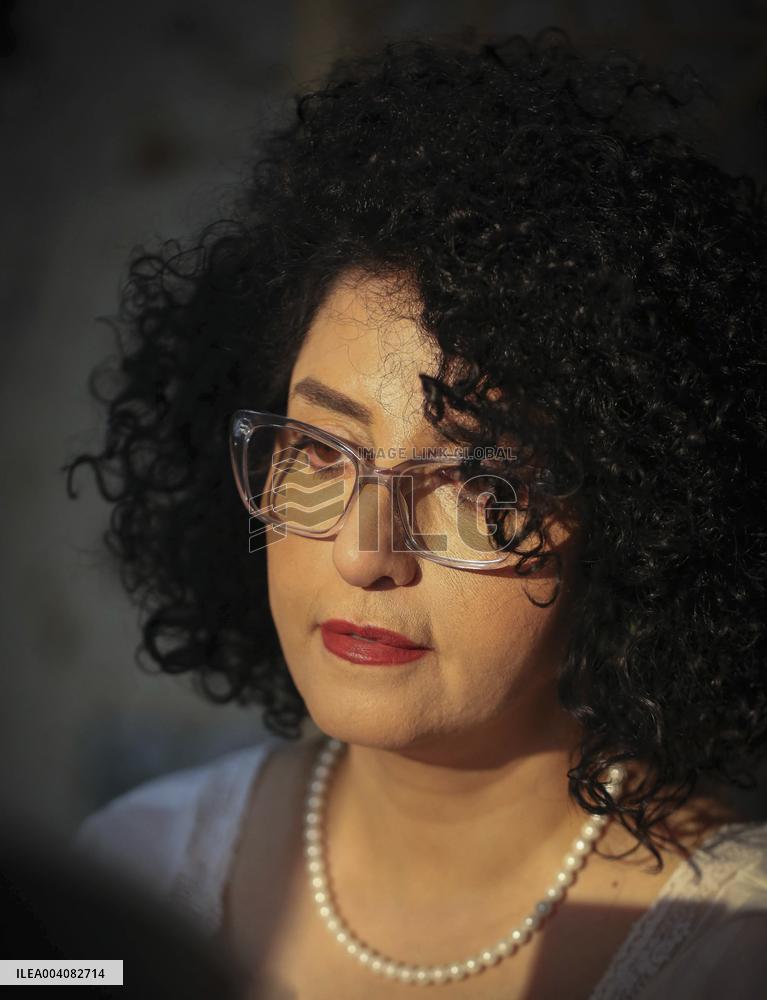 Portrait of Narges Mohammadi - Teheran