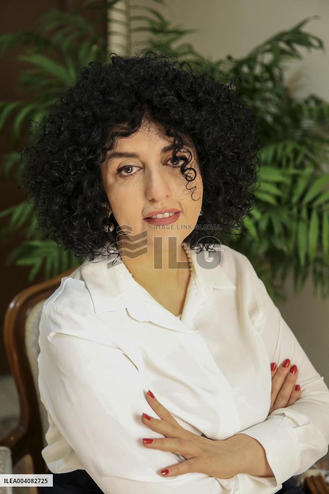 Portrait of Narges Mohammadi - Teheran