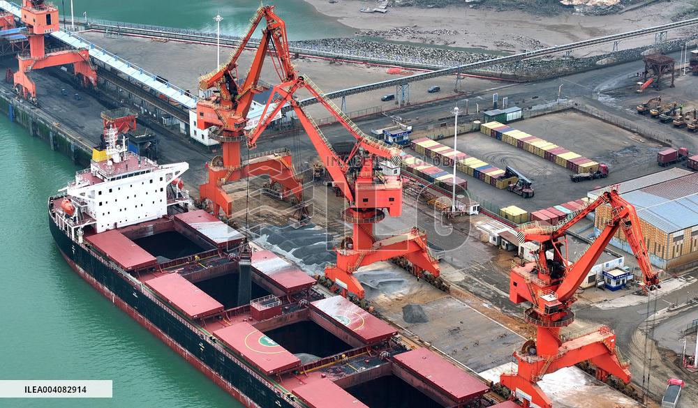 Sanduao Port area Container Trade in Ningde