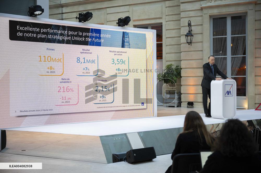 AXA Group 2024 Annual Results Presentation - Paris