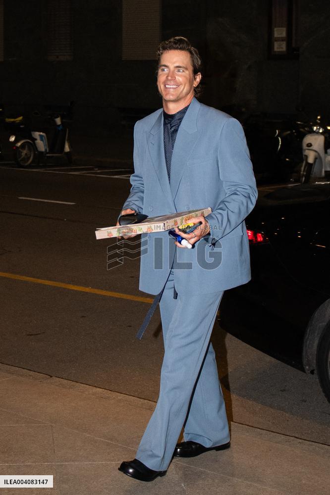 MFW - Matt Bomer At Palazzo Parigi