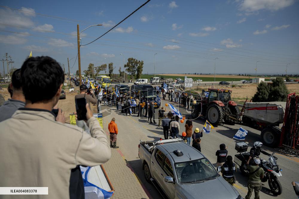 Funeral for Bibas Family - Israel
