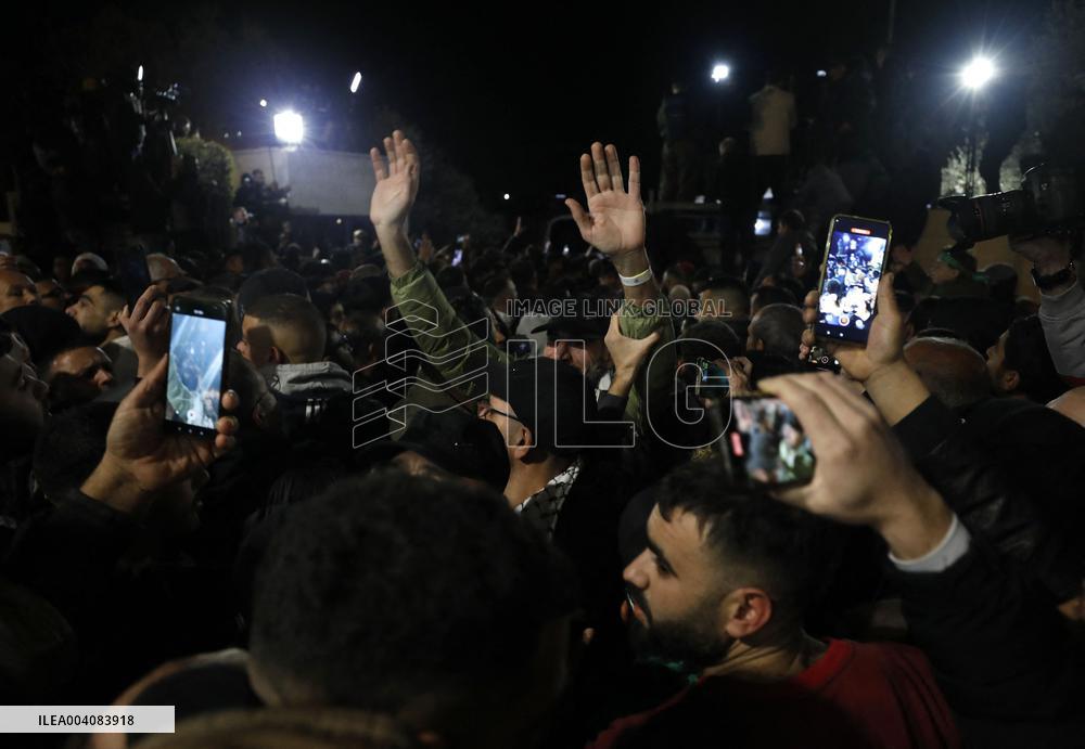 Palestinian Prisoners Released - Gaza