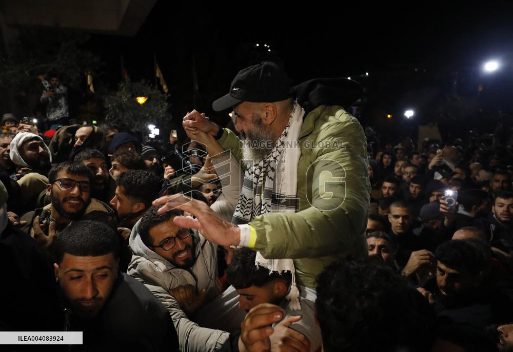 Palestinian Prisoners Released - Gaza