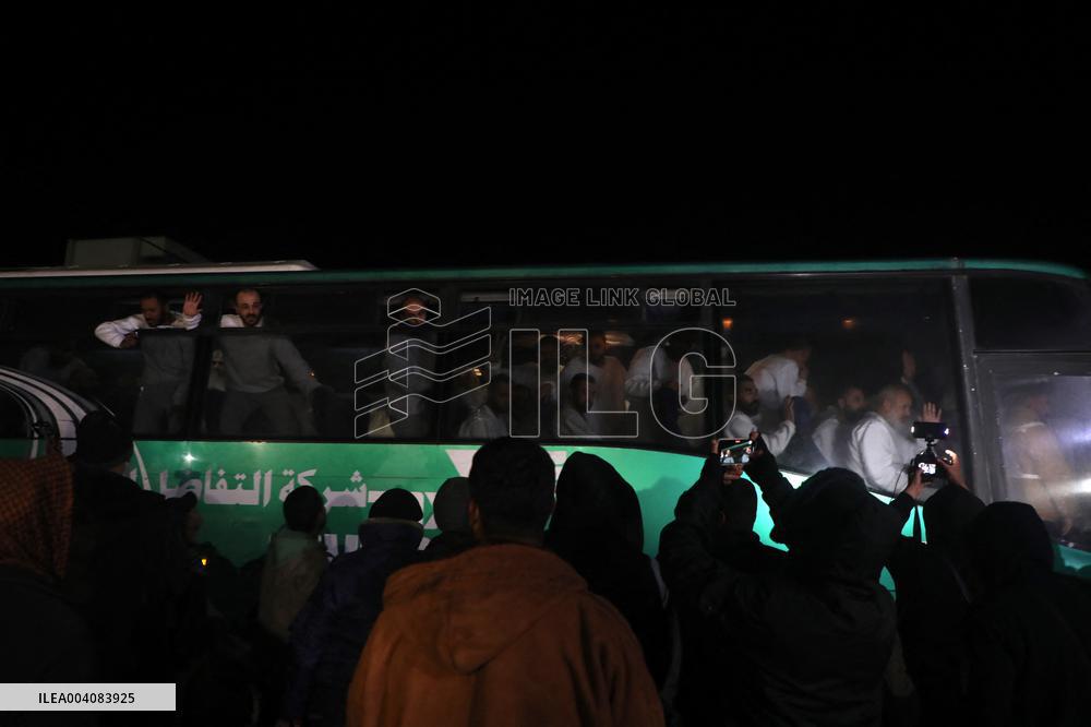 Palestinian Prisoners Released - Gaza