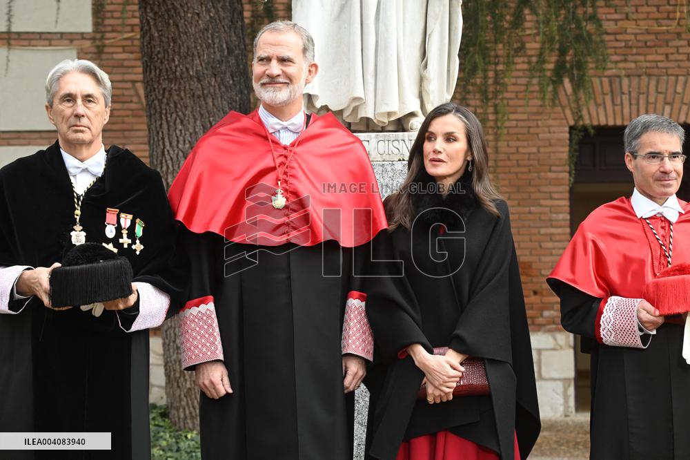 King Felipe Doctorate Ceremony at University of Alcala