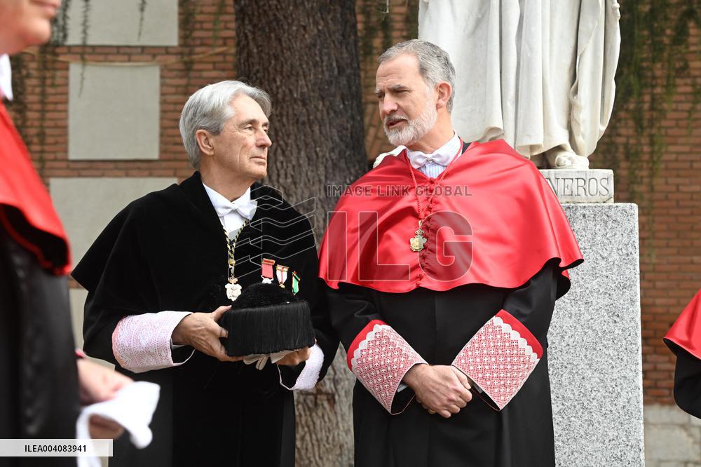 King Felipe Doctorate Ceremony at University of Alcala