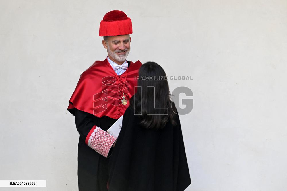 King Felipe Doctorate Ceremony at University of Alcala