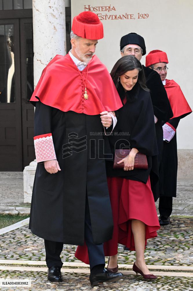 King Felipe Doctorate Ceremony at University of Alcala
