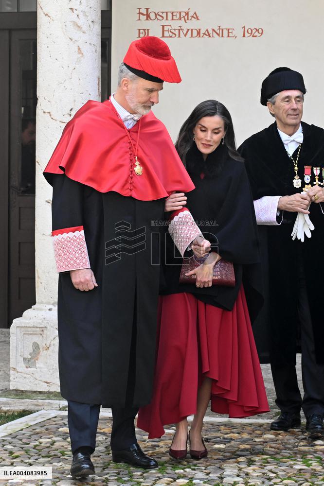 King Felipe Doctorate Ceremony at University of Alcala