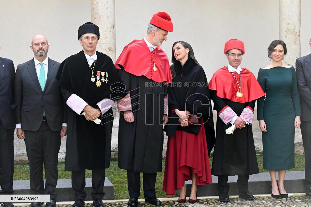 King Felipe Doctorate Ceremony at University of Alcala