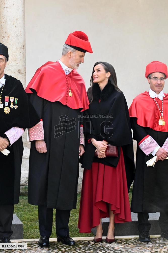 King Felipe Doctorate Ceremony at University of Alcala