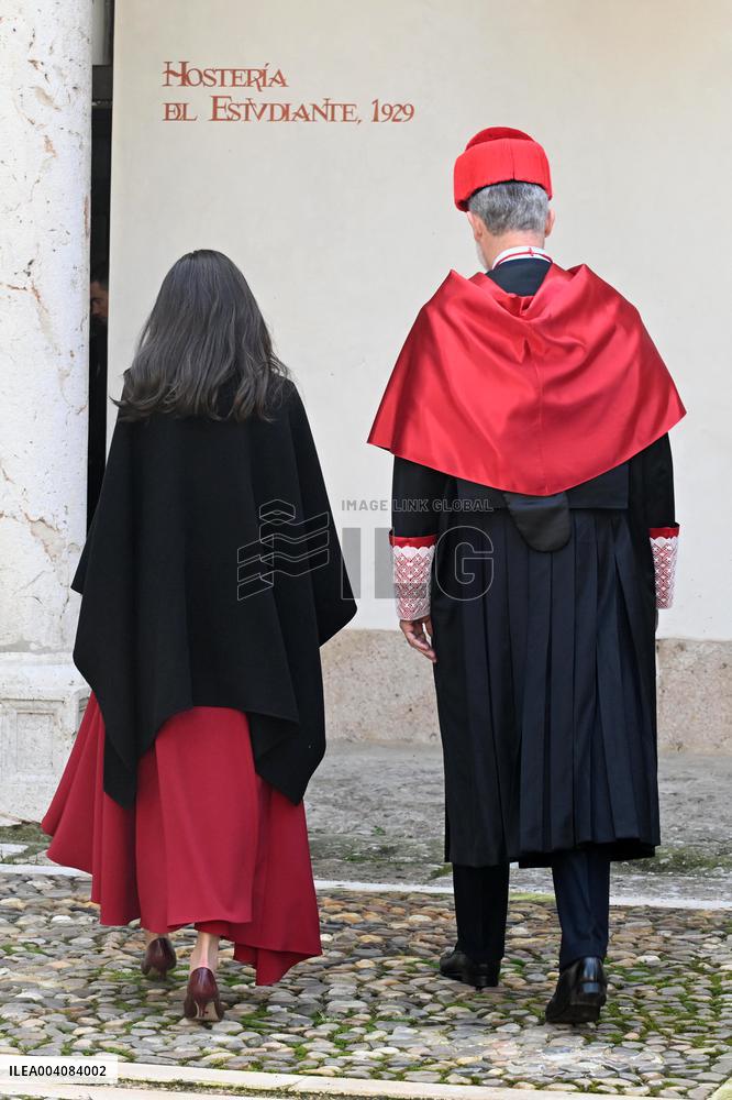King Felipe Doctorate Ceremony at University of Alcala