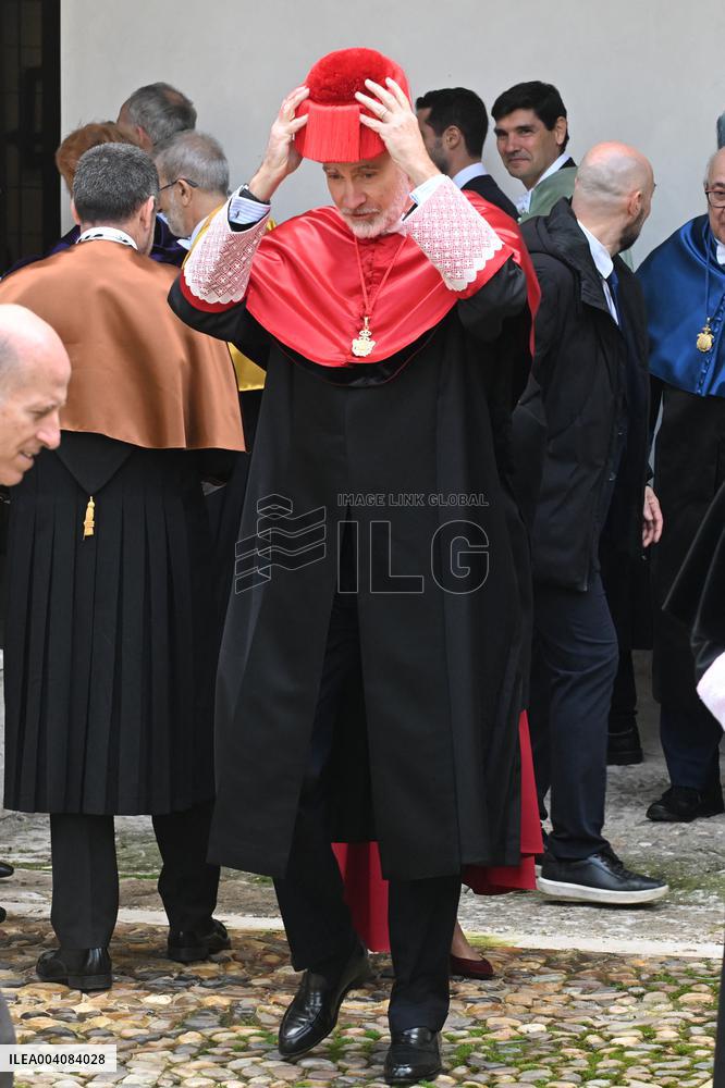King Felipe Doctorate Ceremony at University of Alcala