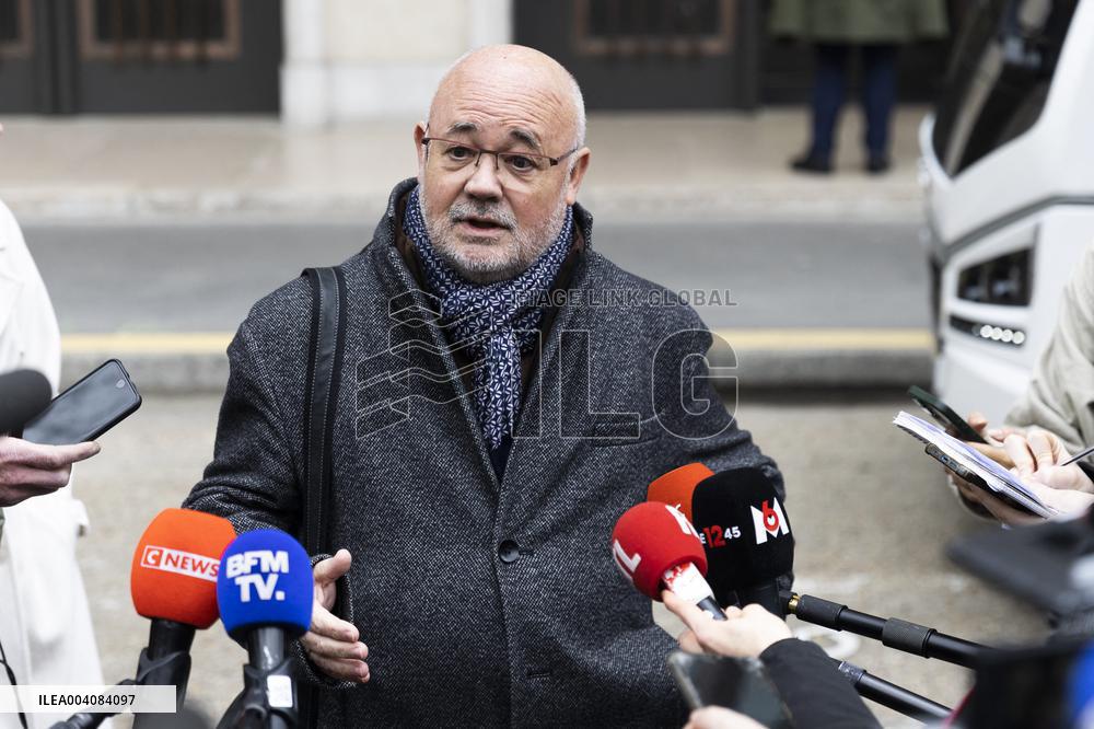 Conclave On Pensions Arrivals - Paris