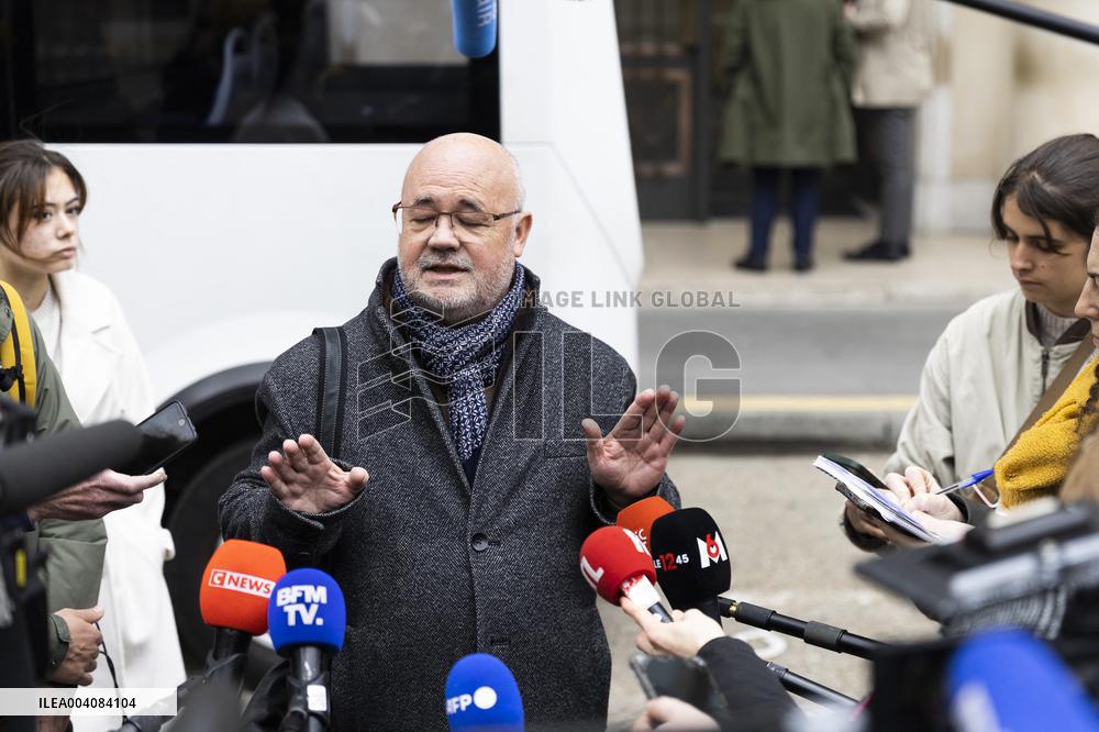 Conclave On Pensions Arrivals - Paris