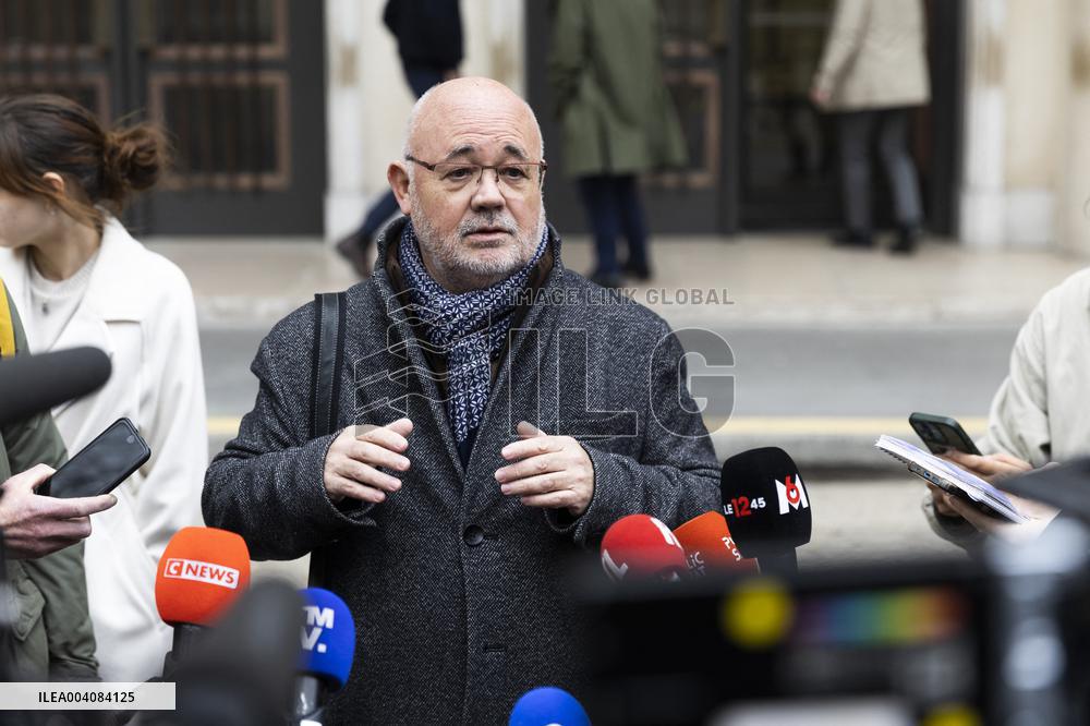 Conclave On Pensions Arrivals - Paris