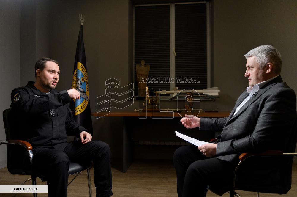 Kyrylo Budanov gives interview to Ukrinform