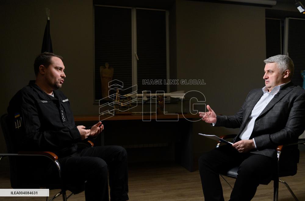 Kyrylo Budanov gives interview to Ukrinform