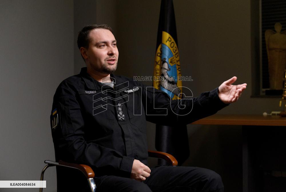 Kyrylo Budanov gives interview to Ukrinform