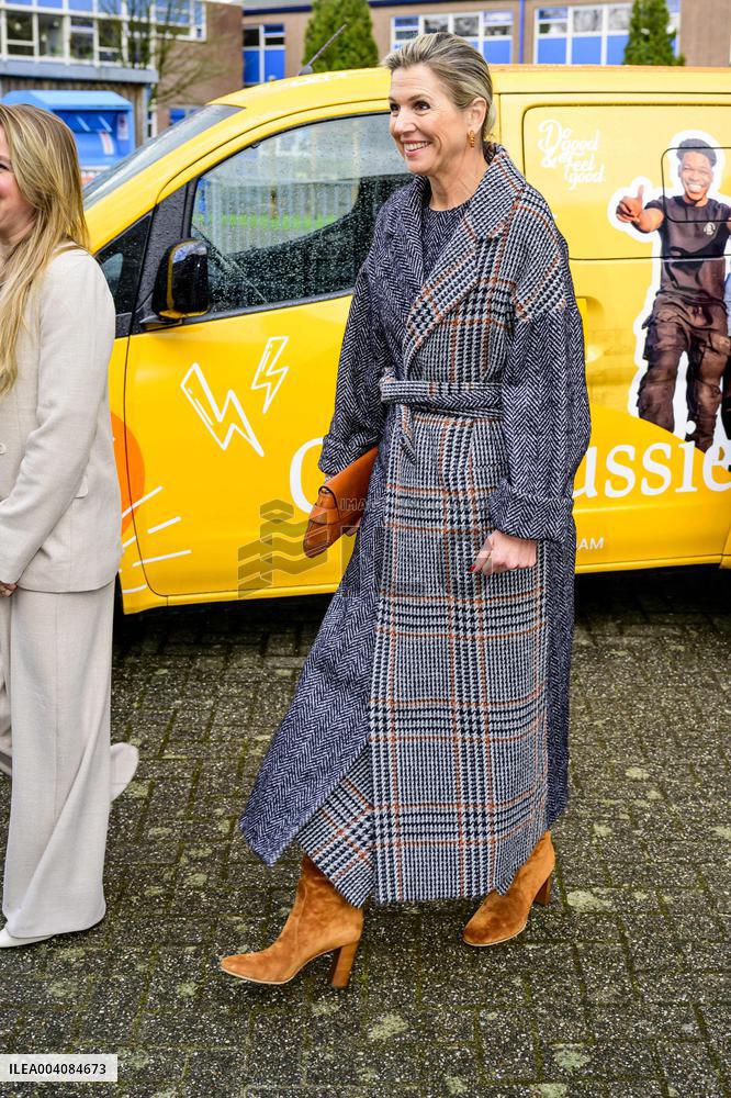 Queen Maxima Visits Youth Organization - Rotterdam