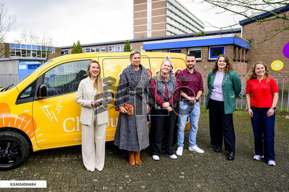 Queen Maxima Visits Youth Organization - Rotterdam