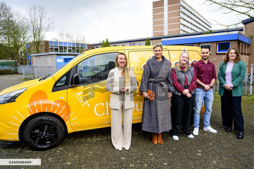 Queen Maxima Visits Youth Organization - Rotterdam