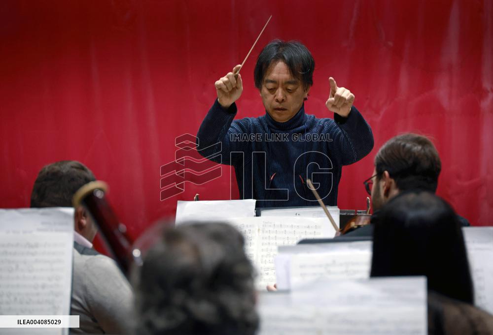 Rehearsal of Odesa Opera Symphony Orchestra
