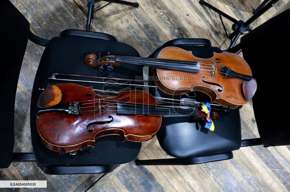 Rehearsal of Odesa Opera Symphony Orchestra