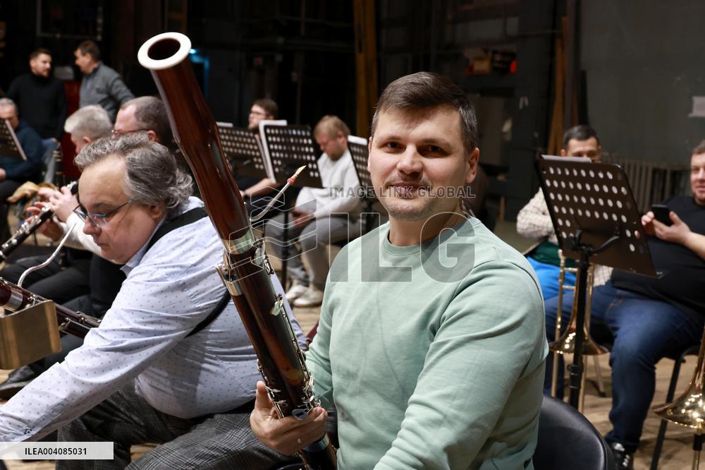 Rehearsal of Odesa Opera Symphony Orchestra