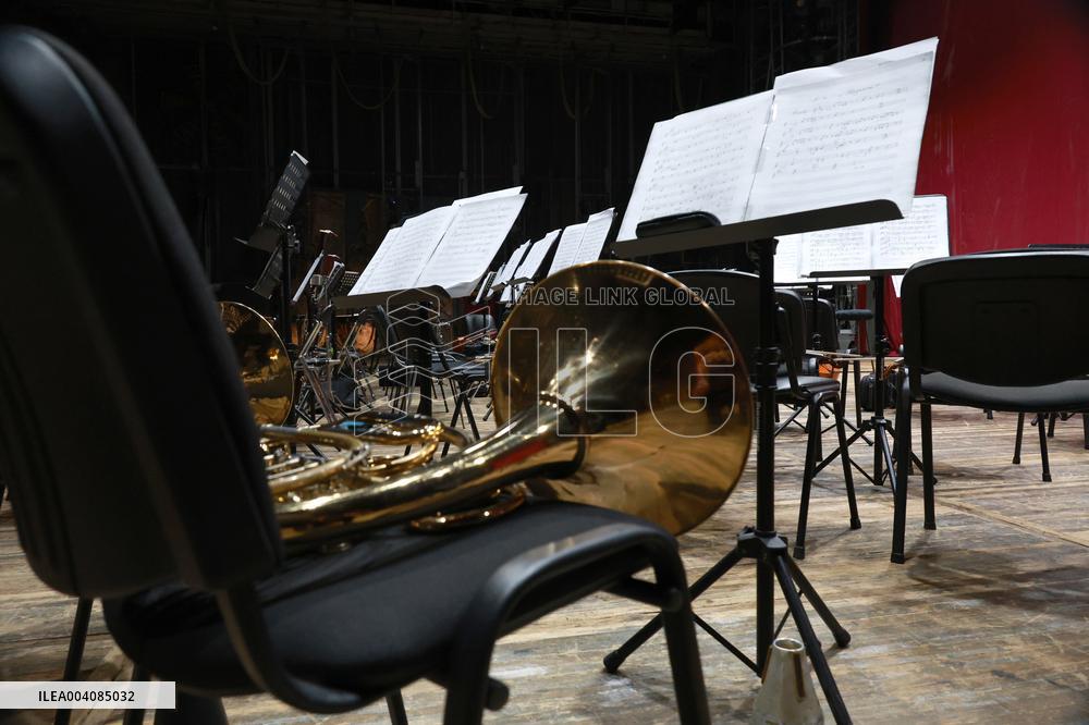 Rehearsal of Odesa Opera Symphony Orchestra