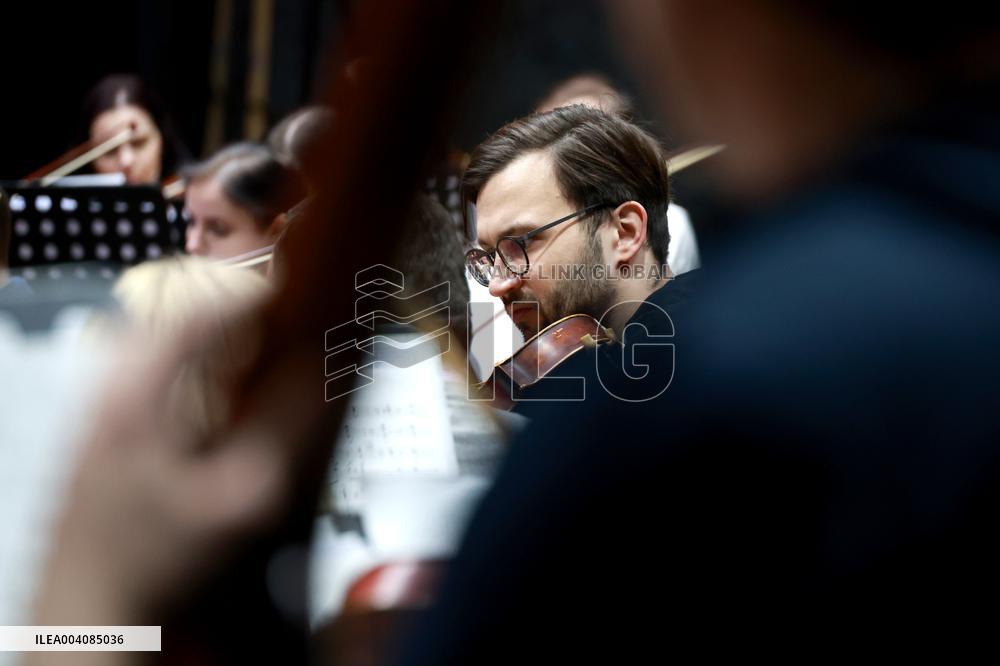 Rehearsal of Odesa Opera Symphony Orchestra