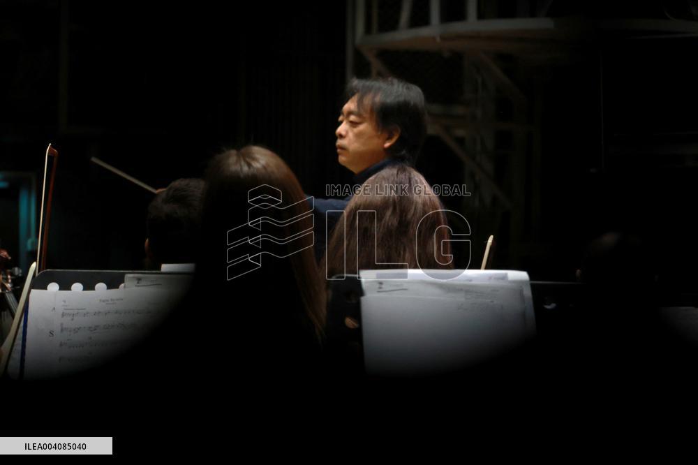 Rehearsal of Odesa Opera Symphony Orchestra