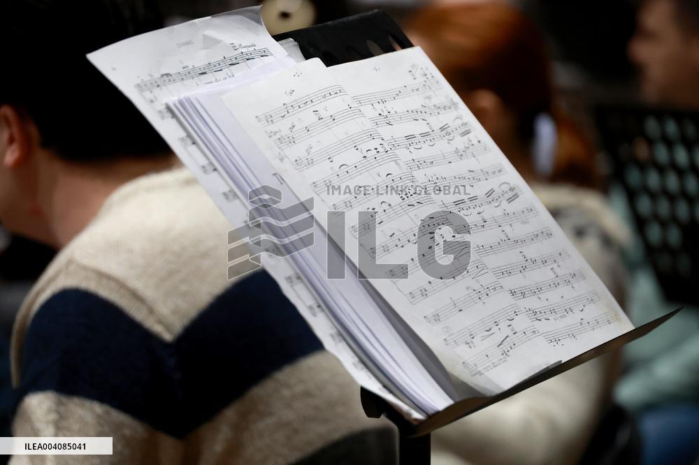 Rehearsal of Odesa Opera Symphony Orchestra