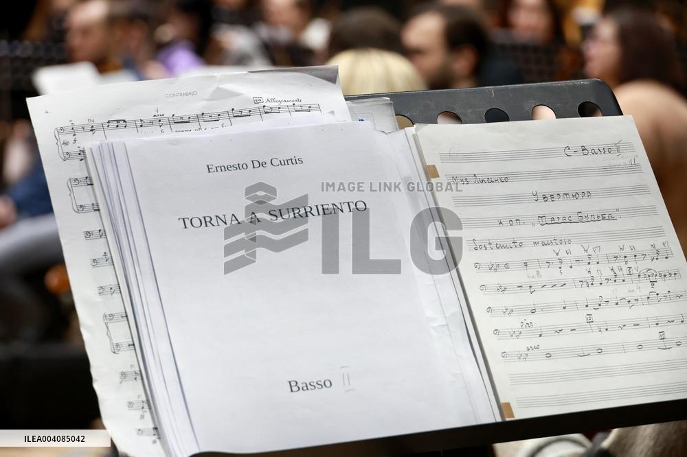 Rehearsal of Odesa Opera Symphony Orchestra