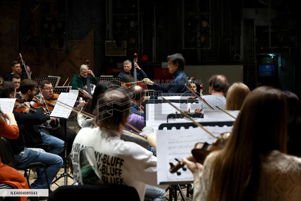 Rehearsal of Odesa Opera Symphony Orchestra
