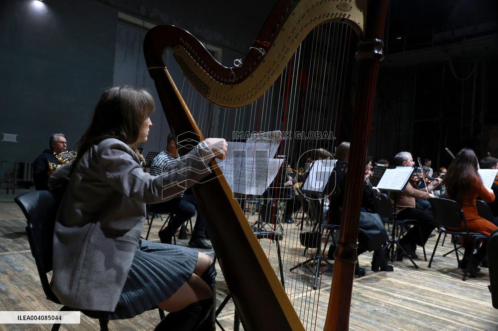 Rehearsal of Odesa Opera Symphony Orchestra