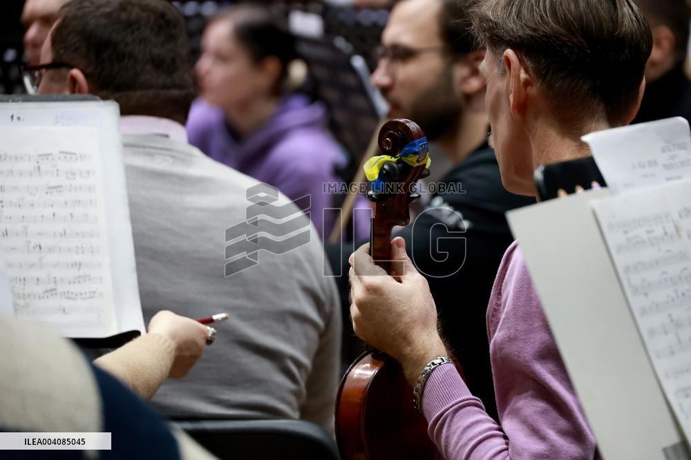 Rehearsal of Odesa Opera Symphony Orchestra