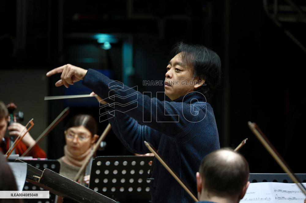 Rehearsal of Odesa Opera Symphony Orchestra