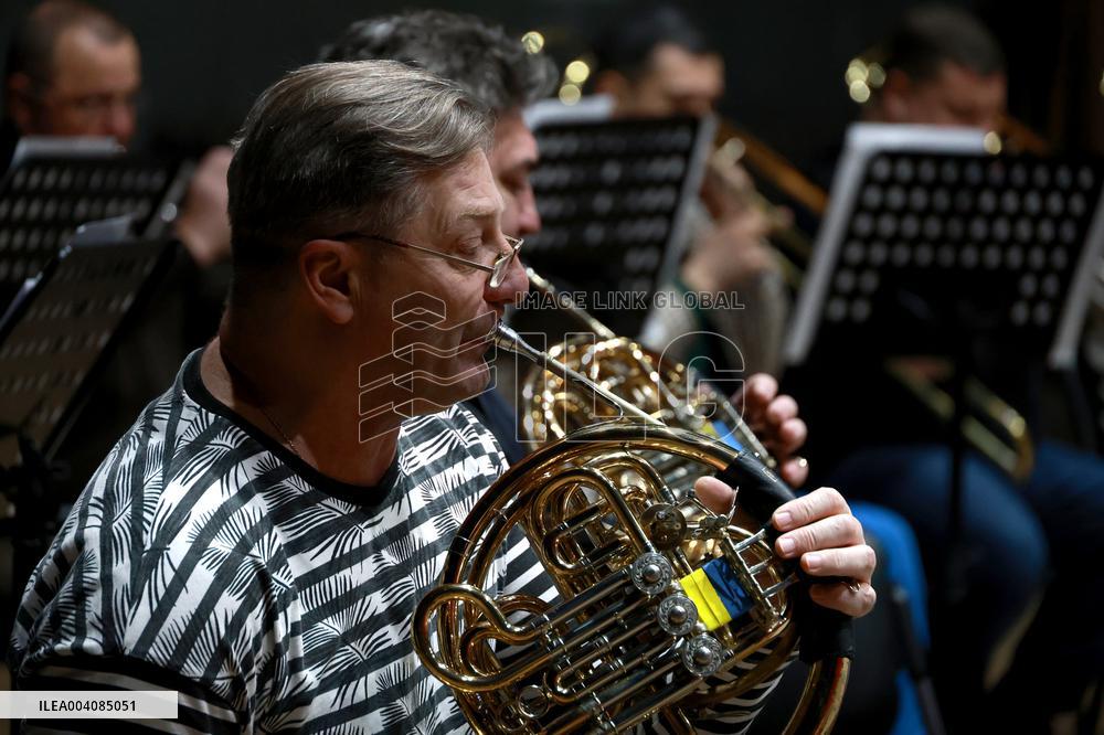 Rehearsal of Odesa Opera Symphony Orchestra