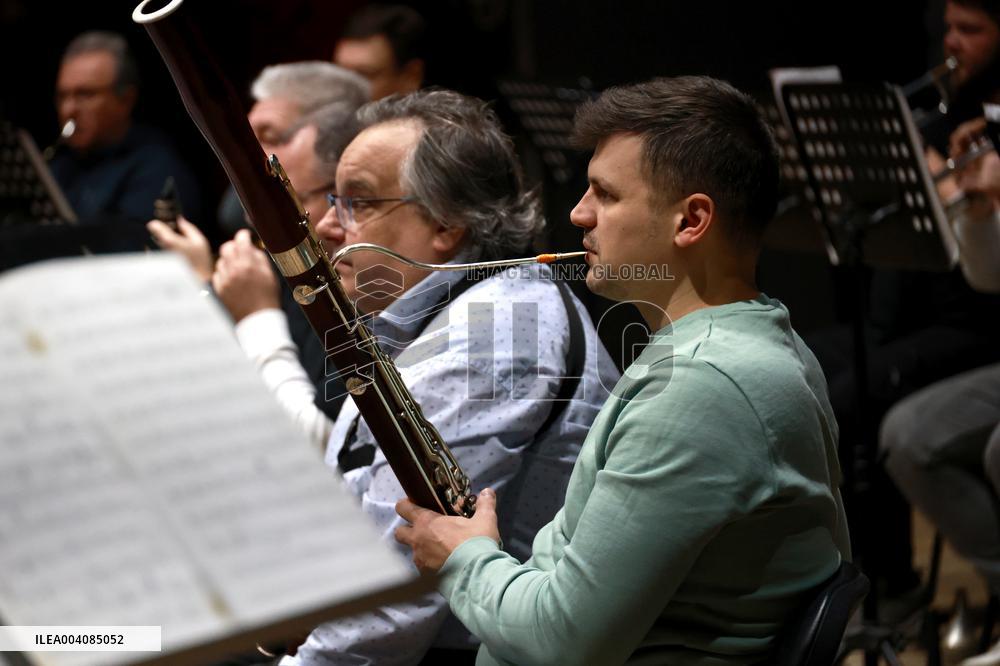 Rehearsal of Odesa Opera Symphony Orchestra